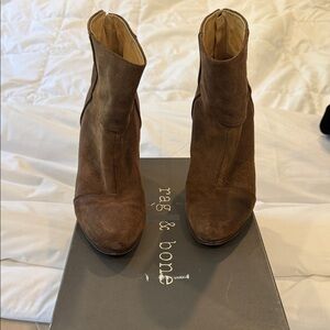 Rag & Bone Brown Suede Ankle Boots